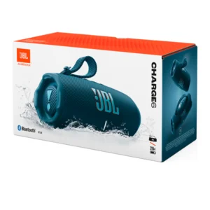 רמקול אלחוטי JBL Charge 6 כחול | סאונד עוצמתי וסוללה חזקה