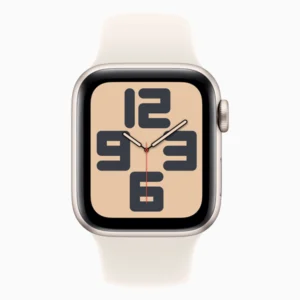 שעון חכם Apple Watch 40mm SE 2024 GPS בצבע Starlight Aluminum | רצועה סטארלייט S/M