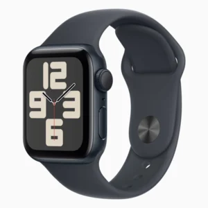 שעון חכם Apple Watch 44mm SE 2024 GPS בצבע Midnight Aluminum | רצועה שחורה M/L