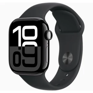 שעון חכם Apple Watch 46mm Series 10 GPS בצבע Jet Back Aluminum | רצועה שחורה M/L