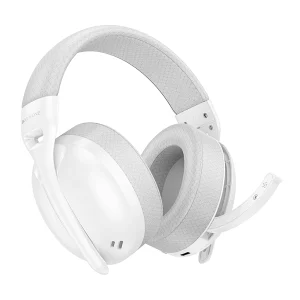 אוזניות קשת בלוטוס עם מיקרופון לבן | Borofone Bo30 1