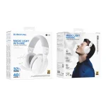 אוזניות קשת בלוטוס עם מיקרופון לבן | Borofone Bo30 6