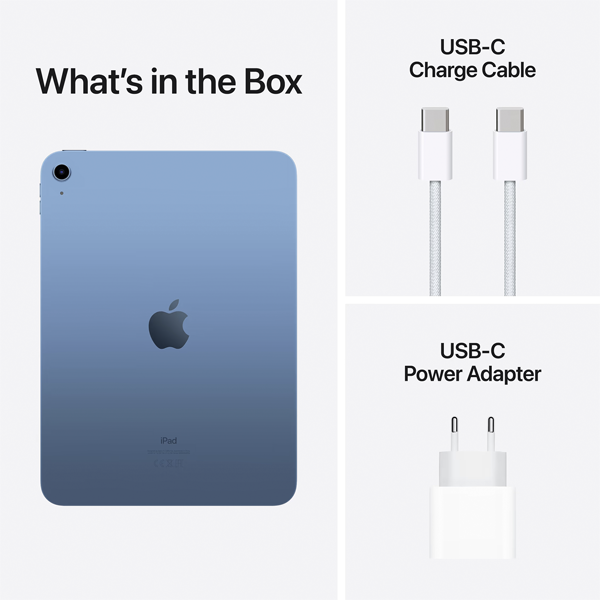 אייפד Apple iPad 10.9 (10th gen) 64GB Wi-Fi כחול | עוצמתי עם מסך מרהיב