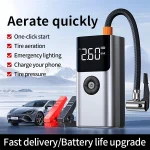 בוסטר התנעה 4 ב-1 8000mAh עם קומפרסור ותאורת LED חכמה | Nordic QS003