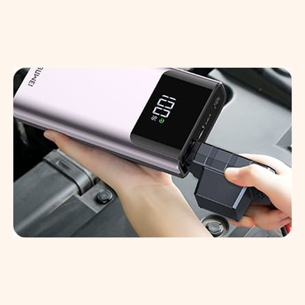 בוסטר התנעה לרכב 6000mAh לרכבי בנזין ודיזל | Nordic QS001