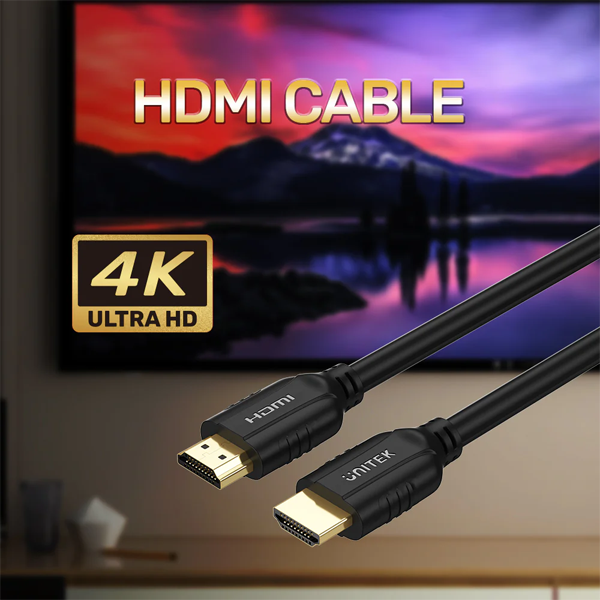 כבל Hdmi 4k איכותי 1.5 מטר בצבע שחור | Unitek C11079bk 6