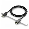 כבל Hdmi ל Displayport איכותי באורך 1.8 מטר | Protec