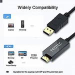 כבל Hdmi ל Displayport איכותי באורך 1.8 מטר | Protec 2