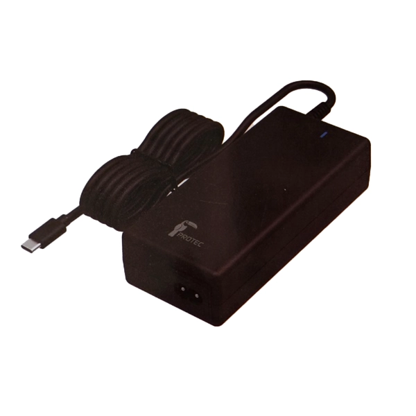 מטען אוניברסלי למחשב נייד עם חיבור Type C בהספק 100w שחור | Protec Dm513 1