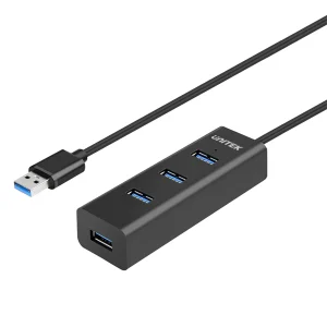 מפצל Usb 3.0 איכותי עם 4 יציאות | Unitek 1