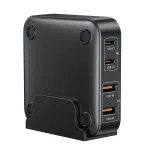 ראש מטען ל 4 יציאות בצבע שחור | Unitek P1228abk01 Eu 4