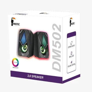 רמקולים עוצמתיים עם תאורת Rgb מרהיבה | Protec Dm502