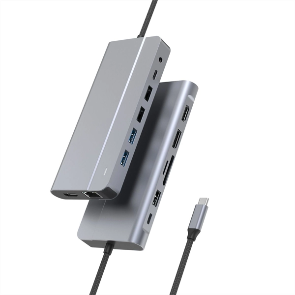 תחנת עגינה Usb עם 14 חיבורים איכותית ומהירה | Protec 1