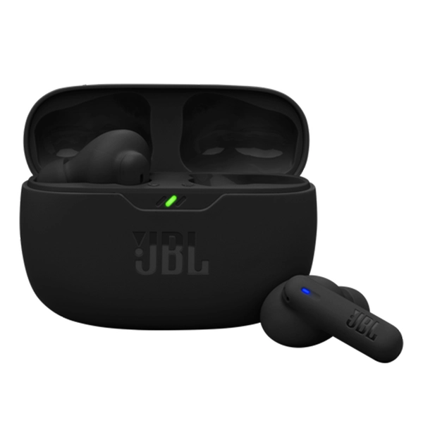 אוזניות אלחוטיות JBL Wave Beam 2 שחור | סינון רעשים אקטיבי עם סאונד Pure Bass
