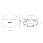אוזניות אלחוטיות בלוטוס ANC וסינון רעשים בשיחה, עם מגע חכם וסאונד חד | Yesido TWS28
