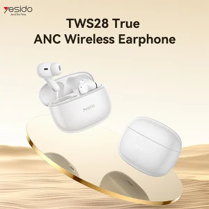 אוזניות אלחוטיות בלוטוס ANC וסינון רעשים בשיחה, עם מגע חכם וסאונד חד | Yesido TWS28