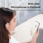 אוזניות אלחוטיות בלוטוס ANC וסינון רעשים בשיחה, עם מגע חכם וסאונד חד | Yesido TWS28