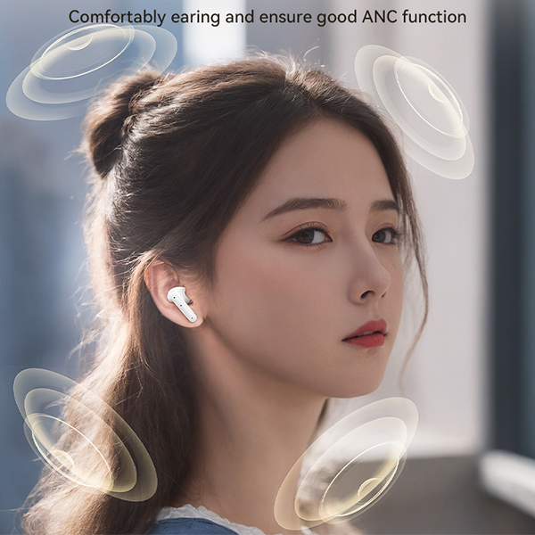 אוזניות אלחוטיות בלוטוס ANC וסינון רעשים בשיחה, עם מגע חכם וסאונד חד | Yesido TWS28