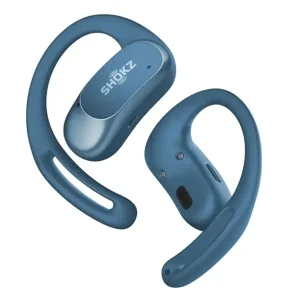 אוזניות ספורט Shokz OpenFit Air כחול | אלחוטיות קלות, פתוחות ונוחות לכל פעילות