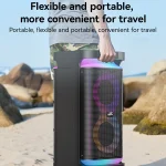 בידורית קריוקי ניידת 40W עם מיקרופון ורמקולים כפולים 6.5 אינץ׳ | Yesido YSW29