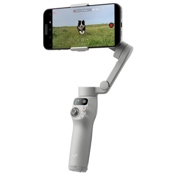 גימבל לסמארטפון DJI Osmo Mobile 7 לבן | ייצוב 3 צירים, מעקב חכם וסוללה ל-10 שעות