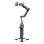 גימבל לסמארטפון DJI Osmo Mobile 7P אפור | 3 צירים עם חצובה, מוט סלפי ומעקב חכם