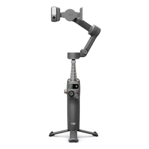 גימבל לסמארטפון DJI Osmo Mobile 7P אפור | 3 צירים עם חצובה, מוט סלפי ומעקב חכם