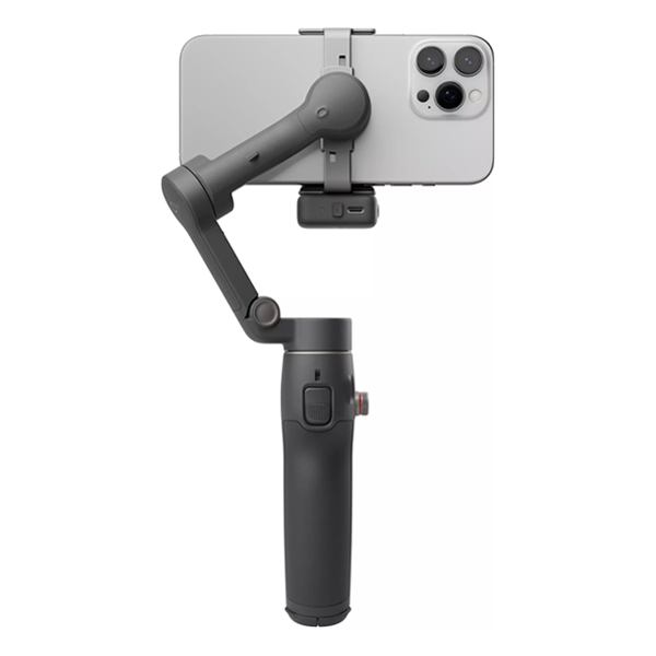 גימבל לסמארטפון DJI Osmo Mobile 7P אפור | 3 צירים עם חצובה, מוט סלפי ומעקב חכם
