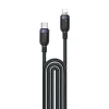 כבל טעינה ונתונים שזור 27W חיבור Type-C ל-Lightning באורך 3 מטר | Yesido CA193
