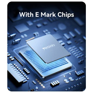 כבל טעינה מהירה Type-C בהספק 240W באורך 2 מטר עוצמתי ועמיד במיוחד | Yesido CA186