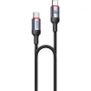 כבל נתונים וטעינה מהירה בהספק 60w מהיר עם נורת לד | Yesido Ca181