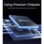 כבל נתונים וטעינה מהירה בהספק 60w מהיר עם נורת לד באורך 1.2 מטר | Yesido Ca181 7