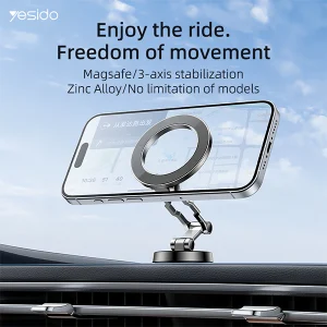 מחזיק טלפון מגנטי לרכב תומך MagSafe עם חיבור יציב וסיבוב 360° | Yesido C203