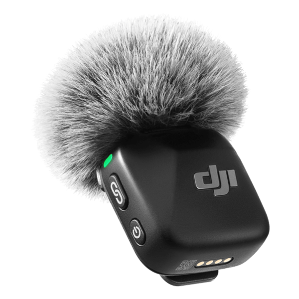 מיקרופון אלחוטי DJI Mic Mini יחיד | קומפקטי עם סאונד פרימיום, סינון רעשים וסוללה ל-48 שעות
