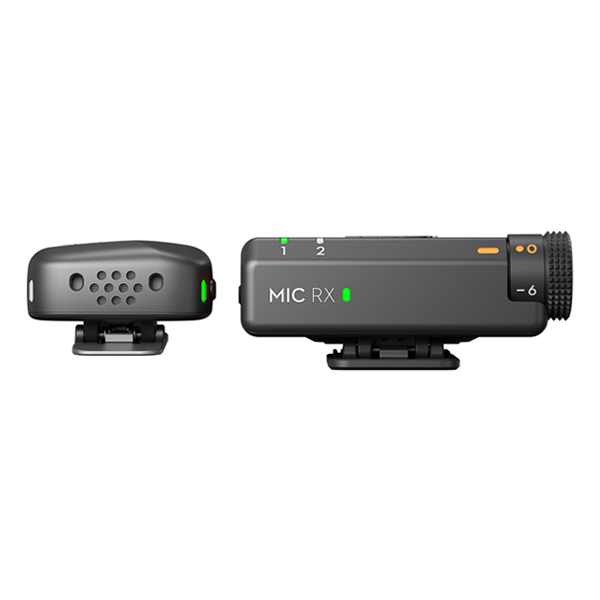 מיקרופון אלחוטי DJI Mic Mini יחיד | קומפקטי עם סאונד פרימיום, סינון רעשים וסוללה ל-48 שעות