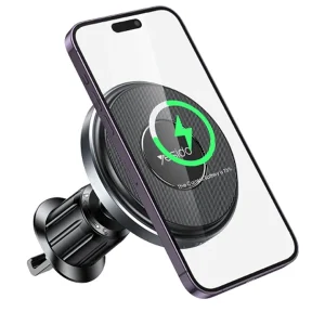 מעמד מגנטי לרכב 15W תומך MagSafe עם טעינה אלחוטית מהירה | Yesido C190