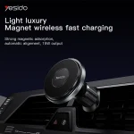 מעמד מגנטי לרכב 15W תומך MagSafe עם טעינה אלחוטית מהירה | Yesido C190