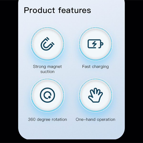 מעמד מגנטי לרכב 15W תומך MagSafe עם טעינה אלחוטית מהירה | Yesido C190