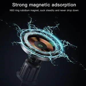 מעמד מגנטי לרכב 15W תומך MagSafe עם טעינה אלחוטית מהירה | Yesido C190