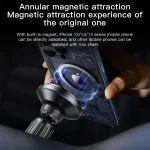 מעמד מגנטי לרכב 15W תומך MagSafe עם טעינה אלחוטית מהירה | Yesido C190