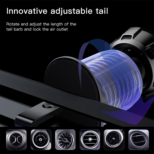 מעמד מגנטי לרכב 15W תומך MagSafe עם טעינה אלחוטית מהירה | Yesido C190