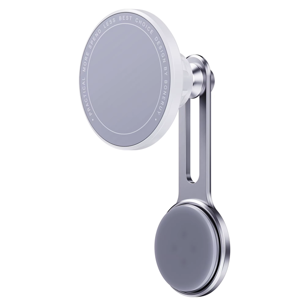 מעמד סמארטפון מגנטי מסתובב מאלומיניום להצמדה על מחשב נייד, דשבורד ועוד | Boneruy Z19