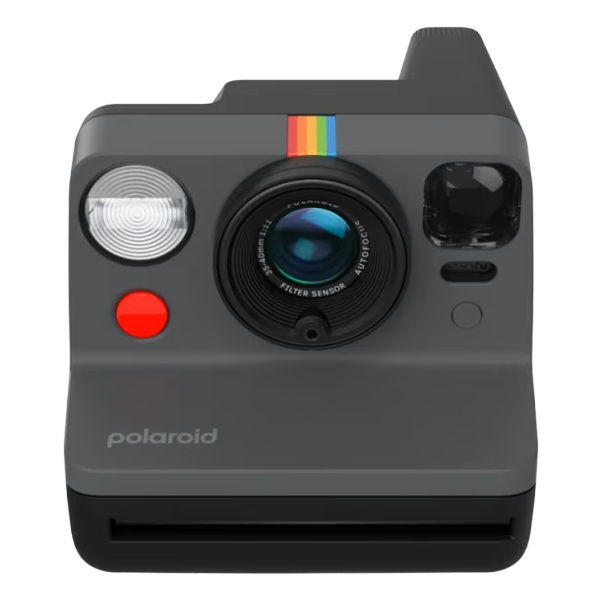 מצלמת פולארויד Polaroid Now Instant Camera Gen 3 בצבע שחור | לפיתוח מיידי ותוצאה אייקונית תוך 15 דקות
