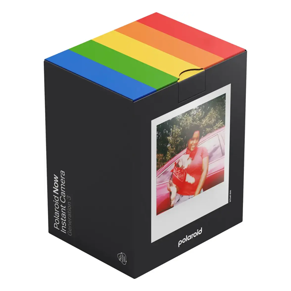 מצלמת פולארויד Polaroid Now Instant Camera Gen 3 בצבע שחור | לפיתוח מיידי ותוצאה אייקונית תוך 15 דקות