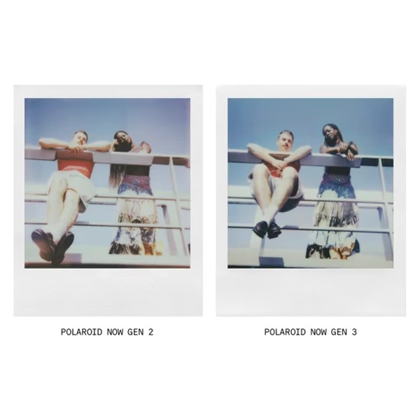 מצלמת פולארויד Polaroid Now Instant Camera Gen 3 בצבע שחור | לפיתוח מיידי ותוצאה אייקונית תוך 15 דקות