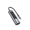 מתאם Otg מהיר 3 ב 1 עם חיבורי Type C, Usb ו Hdmi לנוחיות מקסימלית | Yesido Hb22 1