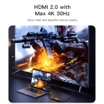 מתאם Otg מהיר 3 ב 1 עם חיבורי Type C, Usb ו Hdmi לנוחיות מקסימלית | Yesido Hb22 7