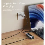 מתאם Otg מהיר 3 ב 1 עם חיבורי Type C, Usb ו Hdmi לנוחיות מקסימלית | Yesido Hb22 8