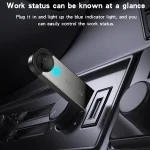 מתאם אודיו USB בלוטוס לרכב לשידור מוזיקה ומענה לשיחות טלפון | Yesido YAU81