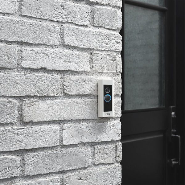 פעמון דלת חכם Ring Video Doorbell Pro לבן עם איכות וידאו 1080p | ראיית לילה וחיבור לאלכסה